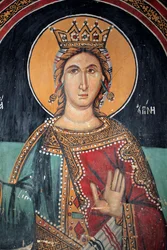 Byzantine Fresco from the 15th Century